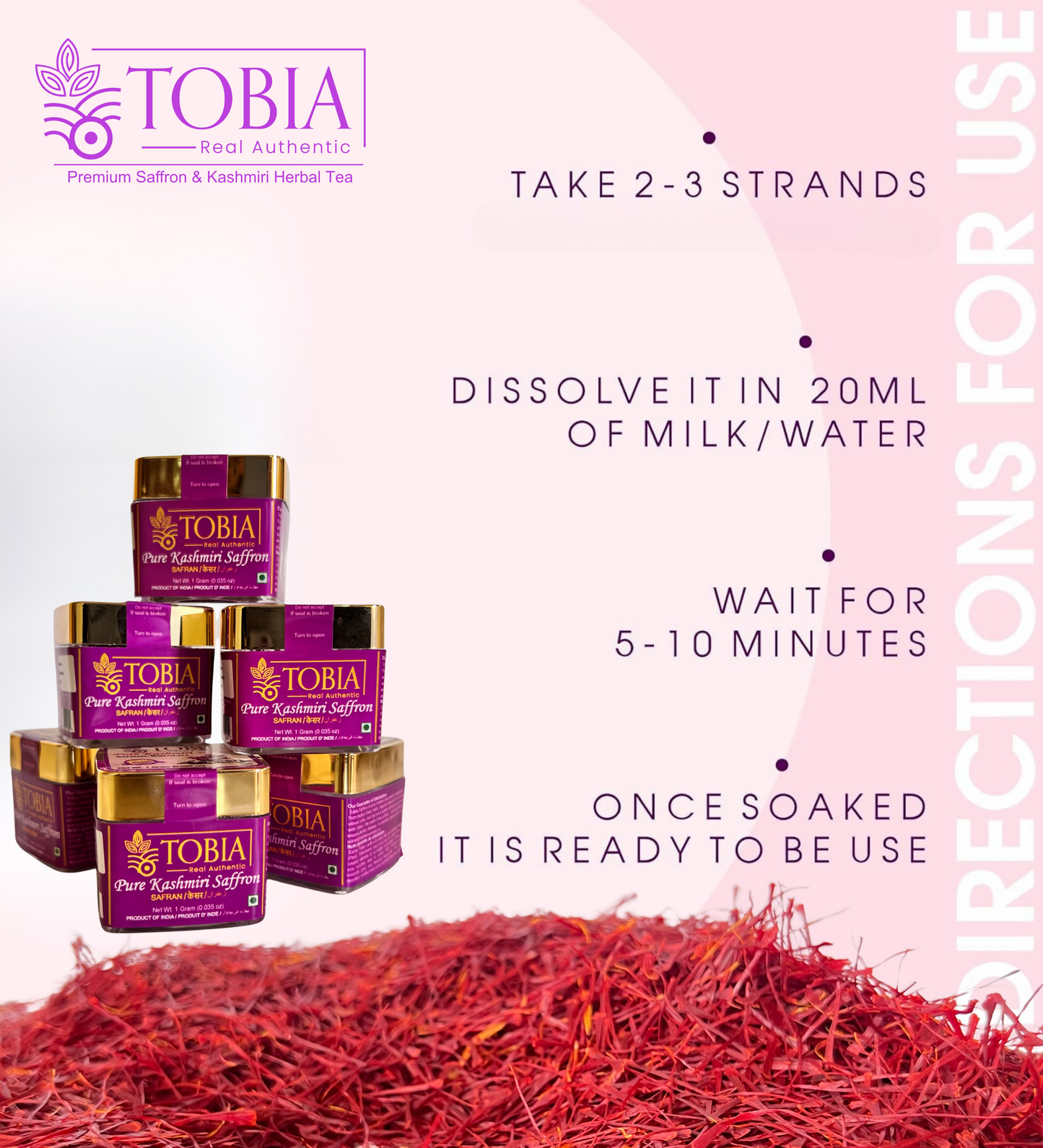 Pure Kashmiri Saffron